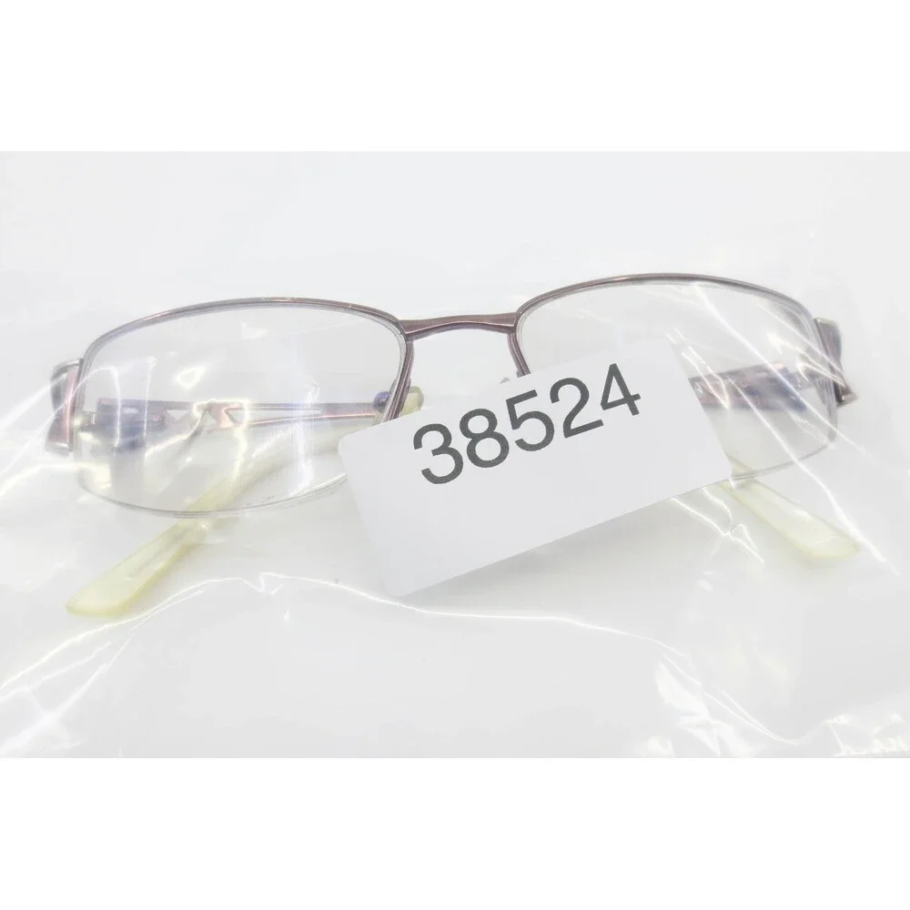 Splendor SP 7003 CHNT Eyeglasses Chestnut Brown Metal Rectangular Frames
